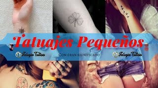 Tatuajes Pequeños pero con Significados Profundos y de Manera Discreta para Personas Reservadas [upl. by Colan596]