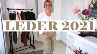 Leder Outfits  Fashion Tipps [upl. by Olim]