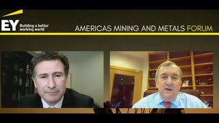 Barricks CEO Interview with Jeff Swinoga at EY Americas Mining amp Metals Forum 2020 [upl. by Retrak]