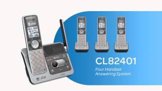 ATampT CL82201 Two Handset Answering System [upl. by Dulce891]