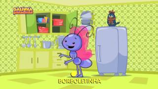 Borboletinha DVD Galinha Pintadinha 2 Desenho Infantil [upl. by Ritch]