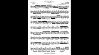 Bach Chromatic Fantasy for solo Clarinet [upl. by Mendoza]