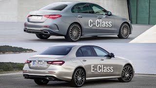 2022 Mercedes CClass vs 2022 Mercedes EClass [upl. by Barnabe]