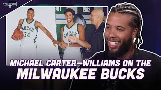 Michael CarterWilliams on his relationship with Giannis Antetokounmpo and the Milwaukee Bucks [upl. by Refennej]