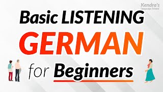 Basic GERMAN LISTENING Practice for Beginners Recorded by Professional Voice Actor [upl. by Ricard]