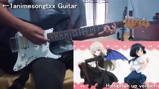 【Tonari no Kyuuketsukisan】 OP †Kyuutie Ladies† guitar cover [upl. by Moazami]