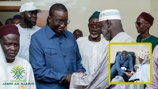 Visite de courtoisie Le Pr Amadou BA chez Serigne Modou CISSÉ à Diamal [upl. by Ocker]