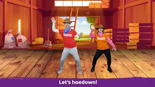 Fun Active Brain Breaks for Kids  Hoedown Style [upl. by Calvinna747]