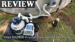 Intex SX2800 Krystal Clear Sand Filter Pump Review  Should You Buy [upl. by Gee]