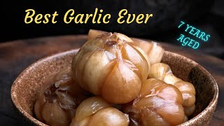 How to make aged pickled garlic  Persian Torshi Seer [upl. by Avictor]