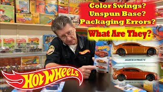 Hot Wheels Variations Color Swings Packaging Errors and More What are they  Hot Wheels [upl. by Thibaud]