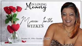 Celebrating the Life of Marcia Ianthe Weekes [upl. by Dnartreb]