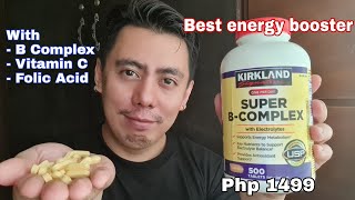 HONEST REVIEW  ORIGINAL KIRKLAND SIGNATURE SUPER BCOMPLEX WITH VITAMIN C ASCORBIC ACID FOLIC ACID [upl. by Matt]