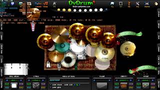 Rush  Red Barchetta  DvDrumUltimateDrumSimulator [upl. by Gasparo]