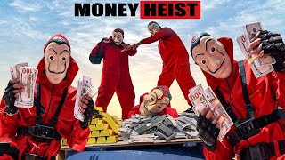 PARKOUR VS MONEY HEIST Money Heist Break Into Police StationMurder It To Steal Money  Epic POV [upl. by Jarrid]