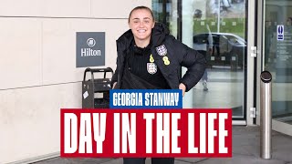 Day In The Life of An England Midfielder ⚽️ Georgia Stanway  Lionesses [upl. by Ihpen314]