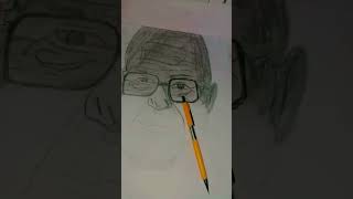 Part 3 realistic drawing Walter white drawing trending ytshort toturial Walter white drawing asad [upl. by Cornie]