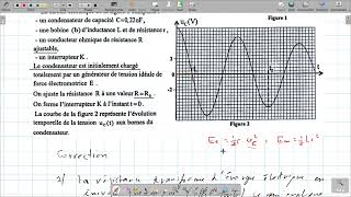 correction de l examen national physique chimie 2024 option science physique Électricité [upl. by Seravart]