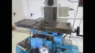 KUNZMANN UF 83 Tool milling machine [upl. by Kendra]