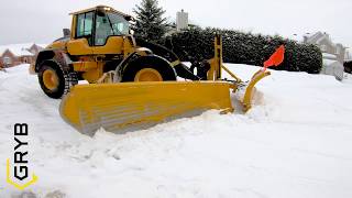 GRYB SNOW BLADE FOR WHEEL LOADER [upl. by Ezequiel]