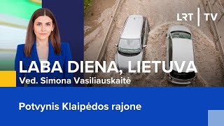 Potvynis Klaipėdos rajone  Laba diena Lietuva  20240126 [upl. by Ttegirb]