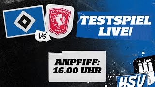 RELIVE TESTSPIEL I HSV vs Twente Enschede I Live aus dem Volkspark [upl. by Liamaj]