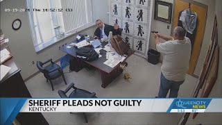 Ky sheriff pleads not guilty to fatally shooting judge [upl. by Aubrie]