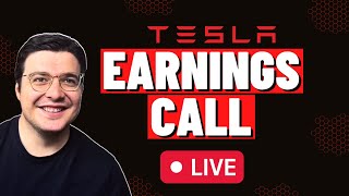 TESLA EARNINGS CALL LIVE [upl. by Ellak567]