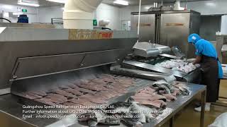 Liquid Nitrogen Freezer Application in Seafood Industry [upl. by Tamah]