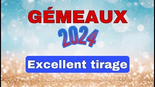 ♊ GÉMEAUX 2024 ✨Vos prévisions   quot Cest un excellent tirage  quot [upl. by Analah]