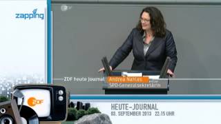 Andrea Nahles SPD singt Pippi Langstrumpf [upl. by Aruasi]