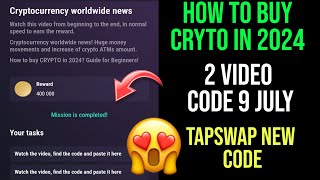 How to buy CRYPTO in 2024 Guide for Beginners Tapswap [upl. by Eyt]