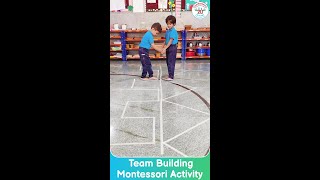 👫✨ Walking on the Line Team Building Montessori Activity ✨🧠 [upl. by Weinstock102]