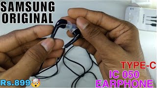 Samsung Original IC050 TypeC Earphone Unboxing [upl. by Aleuqahs98]