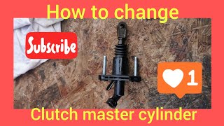 how to change a vauxhall zafira clutch master cylinder replaced due to no fluidcarrepair clutch [upl. by Pruchno385]