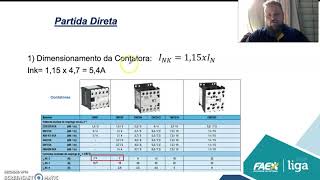 Dimensionamento Partida direta Parte I  Eletrotécnica Aplicada [upl. by Kasey461]