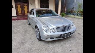 MercedesBenz E240E260 Elegance 2004 INDONESIA [upl. by Dulla193]