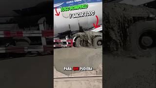 todo el concreto se desperdicio por una falla camion Truckshorts shorts trailers camiones [upl. by Keegan]