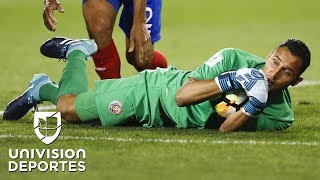 Keylor Navas le robó la capa a Supermán y voló de palo a palo ante el Team USA [upl. by Bannon21]