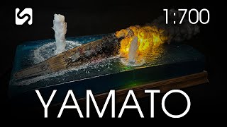 The moment the battleship Yamato was sunk 1700 [upl. by Qirat785]