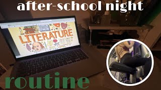 afterschool night routine  realistic year 11 [upl. by Sarette]