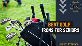 5 Best Golf Irons for Seniors in 2024  Golf Irons Review [upl. by Anirtek]