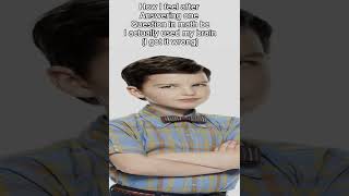 Bazinga ☝️🤓 bazinga youngsheldon meme lol ineedhelp stupid sheldoncooper [upl. by Parsons]