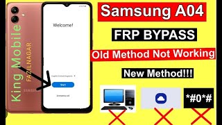 Samsung A04 SMA045F FRP Bypass Google Account Android 12 Done 10000 A04s frp bypass [upl. by Anitsahs]