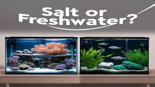 FRESH WATER OR SALT WATER AQUARIUM WHICH IS BETTER [upl. by Yelkrab120]