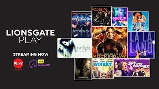 lionsgateplay  Launch Promo  Streaming Now [upl. by Hapte]