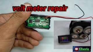 volt meter repair  diy [upl. by Esilec]