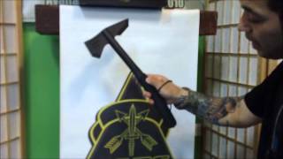 TOPS KNIVES IDT CRASH AXE TACTICAL TOMAHAWK REVIEW [upl. by Yellhsa641]