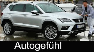 Seat Ateca FULL REVIEW test driven allnew SUV neu VW Tiguan sister [upl. by Hackathorn]