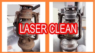 laser clean test part3Lamp [upl. by Caty309]